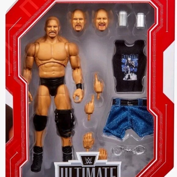 WWE ULTIMATE EDITION Monday Night War Exclusive "Stone Cold" Steve Austin Figure - Picture 1 of 6